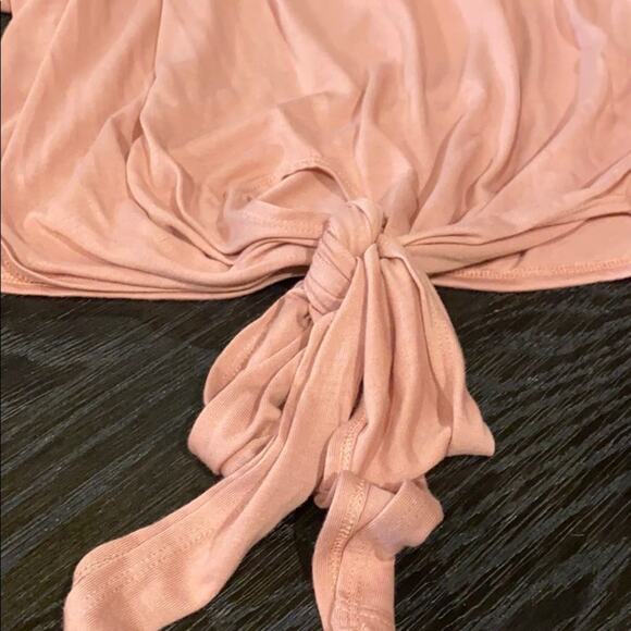 L*space off the shoulder top with bow tie NWT L - Picture 2 of 3